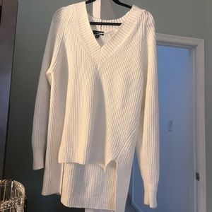 Oversized cream sweater